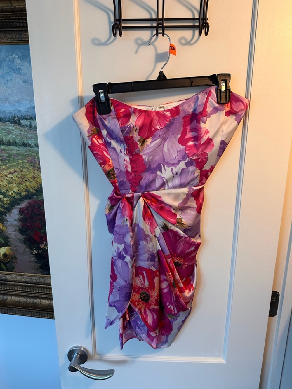 Katie May Pink and Purple Floral Mini Dress